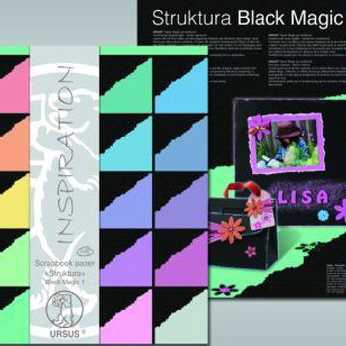 Ursus Papierblock Struktura Black Magic 1