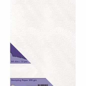 Nellies Stamping Paper weiss