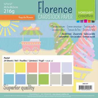 Florence  Cardstock multipack pastell