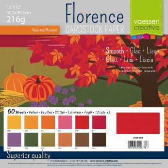 Florence  Cardstock smooth multipack Autumn