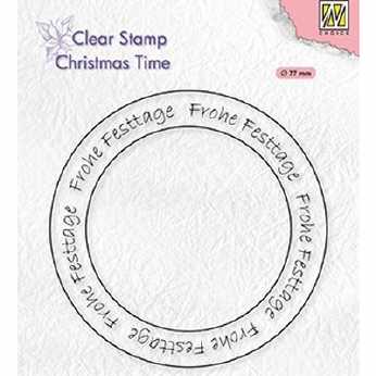 Nellies Choice Clearstamp Frohe Festtage