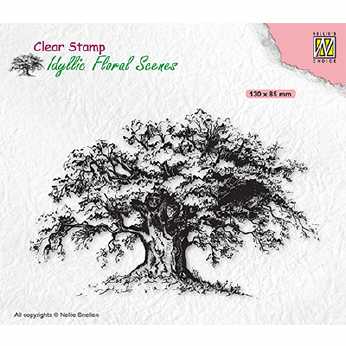 Nellies Choice Clearstamp Old tree