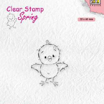 Nellies Choice Clearstamp Chickies Learn to fly