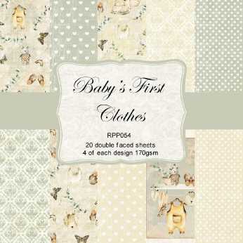 Reprint Paper Pack Babys First Clothes 6x6"