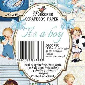 Decorer Mini Paper Pack Its a boy