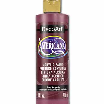 Americana acrylic paint deep burgundy 236ml